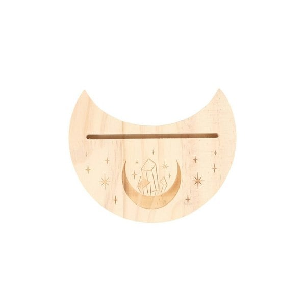 Serano Natural Crystal Crescent Moon Tarot Card Stand