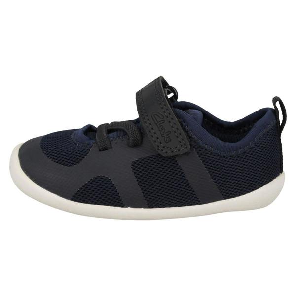 Clarks Childrens Clarks Pre-Walkers Washable Trainers Roamer Flux T