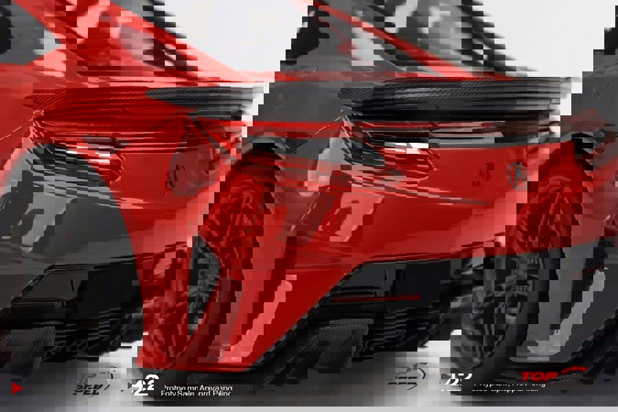 TSM Acura NSX Type S 2022 130R Curva Red 1:18 TSM TS0422