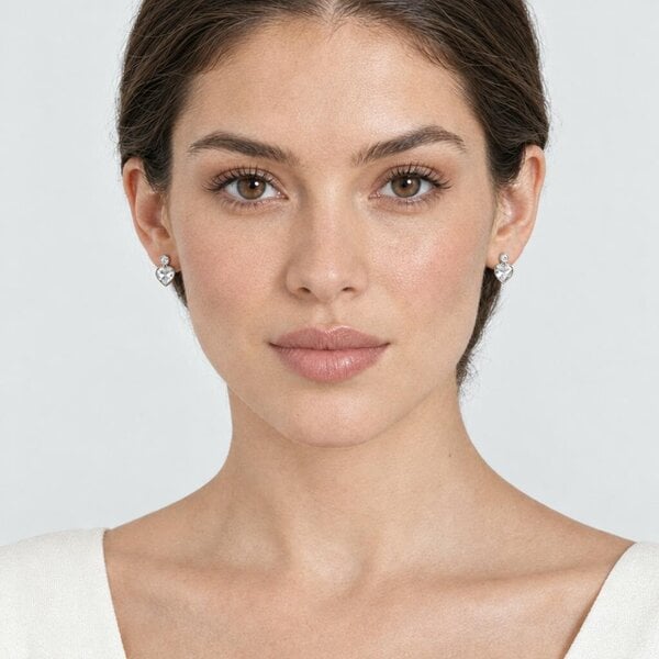 Cachet London Posy Simple Silver Earrings