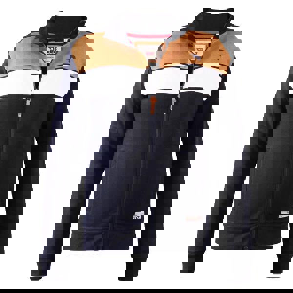 Duke Mens D555 Willowbrook Cut & Sew Full Zip Kingsize Sweatshirt - Navy - 