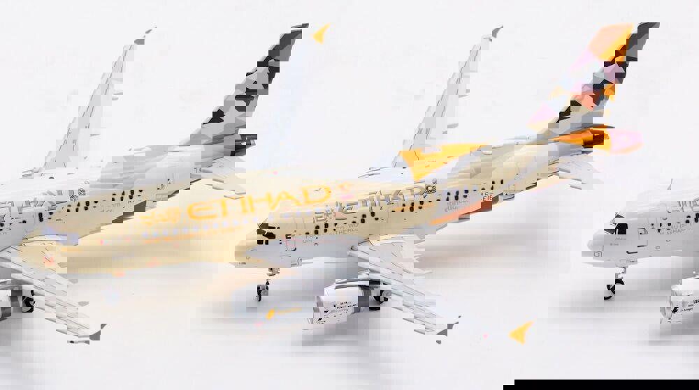InFlight200 Etihad A319 A6-EIE With Stand 1:200 Scale Inflight200 IF319EY0923