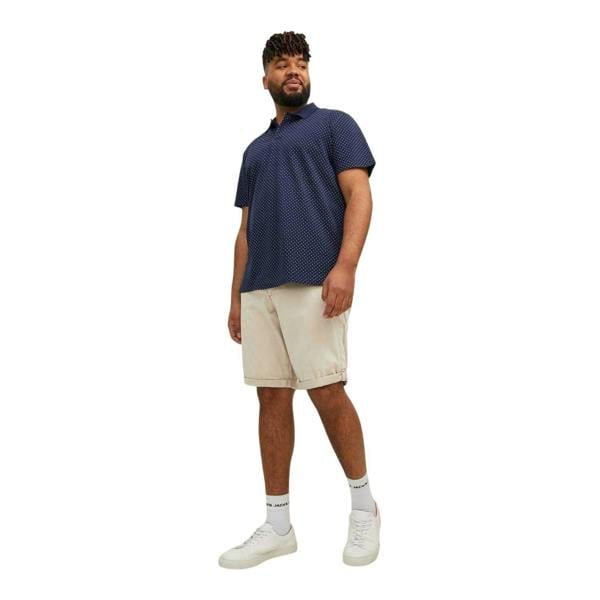 Jack And Jones Mens Bowie Plus Chino Shorts - Oxford Tan - 