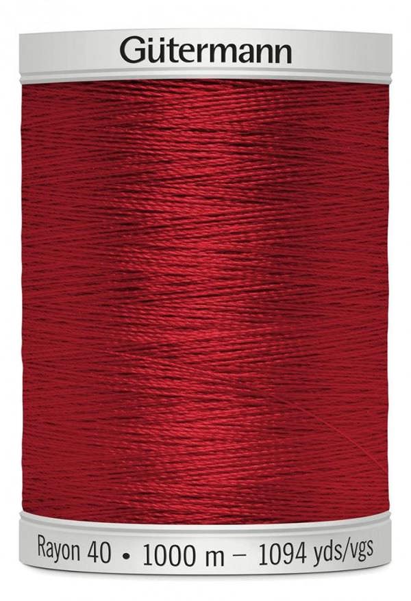 Gutermann No 40 Sulky Rayon Embroidery Thread 1000m Rayon Thread Suitable For Embroidery