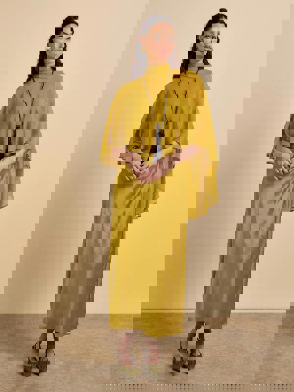 GWD Lailani Yellow Midi Dress