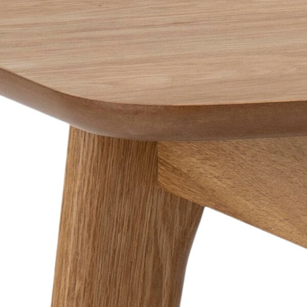 Wyld Haus Milan Oak Veneer Desk with Integrated Drawer