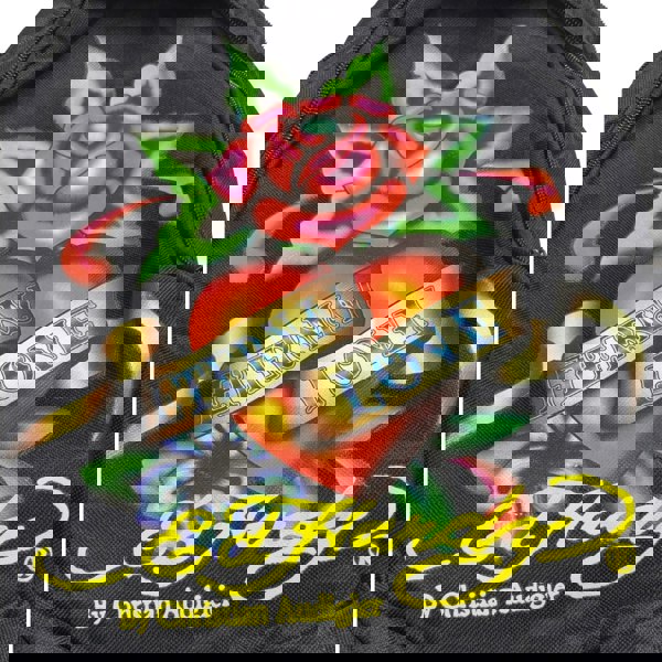 Ed Hardy Black Backpack Eternal Love Kids Bag