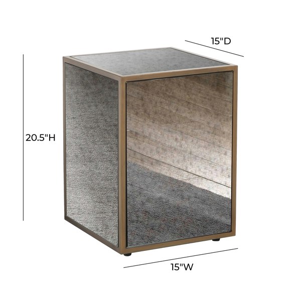 Furniture Edit Lana Mirrored Side Table