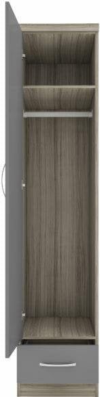 Seconique Nevada 1 Door 1 Drawer Wardrobe
