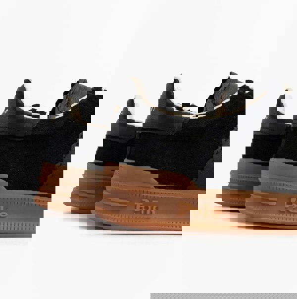 Polo Ralph Lauren Heritage Aera Mens Lace Up Suede Trainer Black