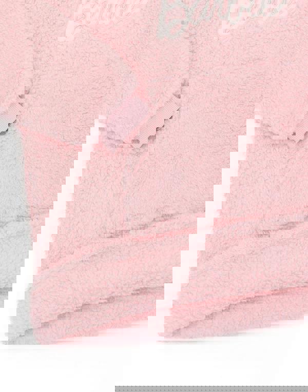 Barbie Girls Pink Logo Blanket Hoodie