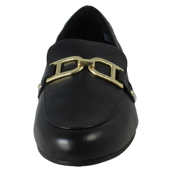 Clarks Ladies Clarks Leather Loafers Tamna Trim