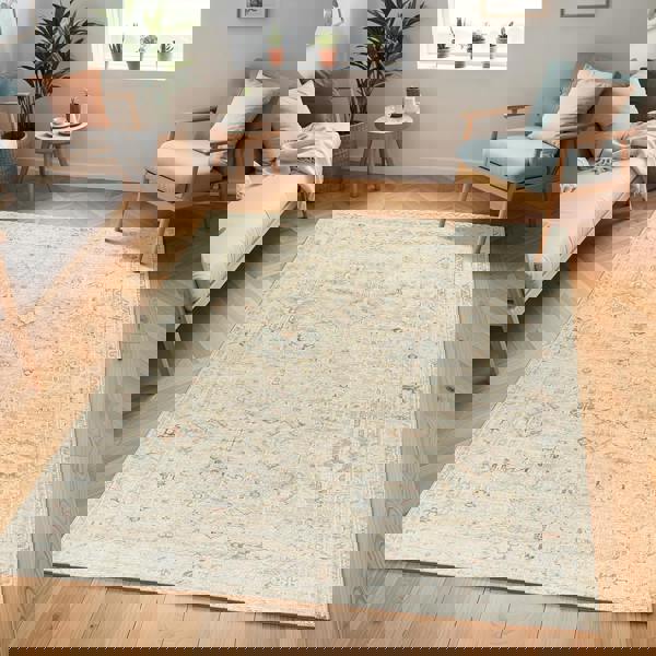 Livabliss Becki Owens Marlene-Vintage Brown Ivory Traditional Vintage Boho Rug