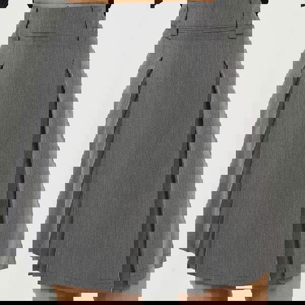 Brave Soul Grey Pleated Mini Skirt - Grey Image 4