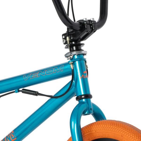Venom Fang BMX 16" Kids Bike - Teal/Orange