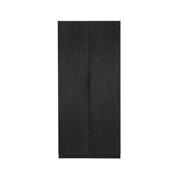 Luna 2 Door Wardrobe - Black