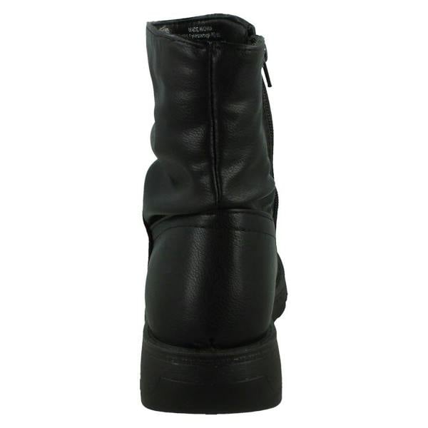 Spot On Ladies Spot On Extra Wide Ankle Boots F4473