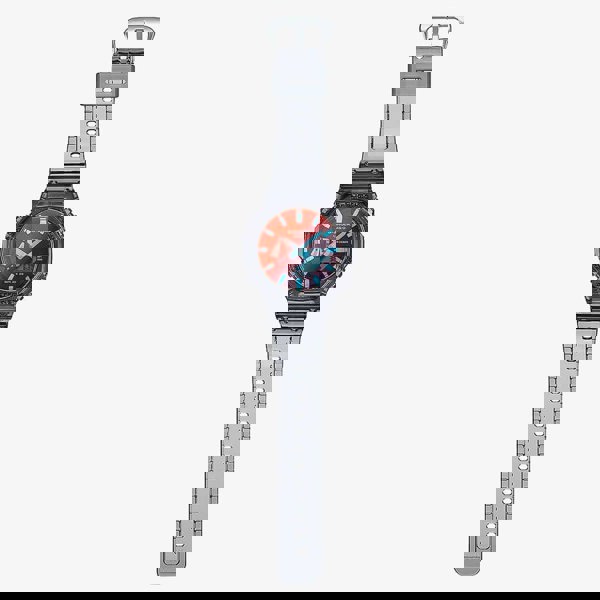 Casio G-Shock Core Grey Transparent Orange Dual Display Watch GA-2100TLS-8AER