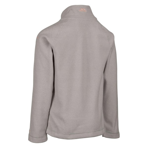 Trespass Childrens Girls Meadows Fleece - Pale Grey