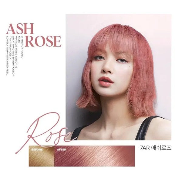 MISE EN SCÈNE All New Hello Bubble x BLACKPINK Hair Colour Kit #7AR Ash Rose