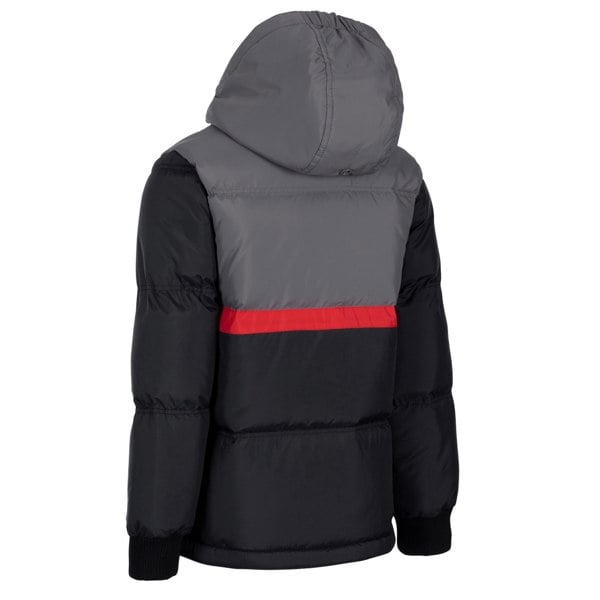 Trespass Childrens/Kids Strewd Contrast Zip Padded Jacket - Black