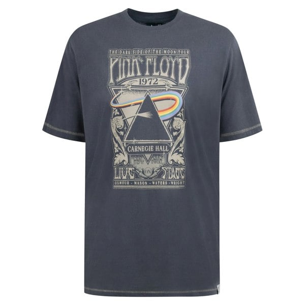 Duke Mens D555 Hanley Pink Floyd T-Shirt - Dark Grey