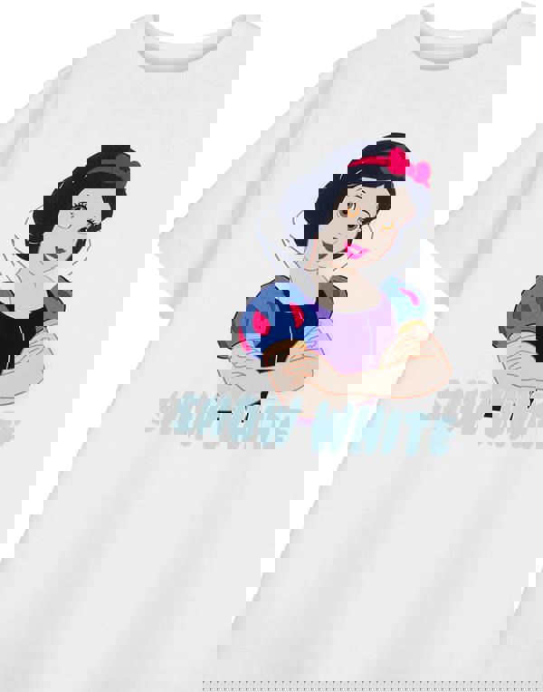 Disney Girls White Snow White Short Sleeved T-Shirt