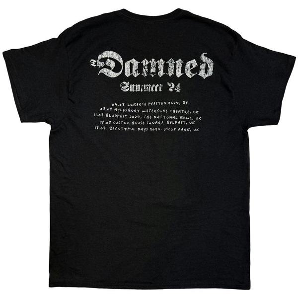 The Damned Photo EU Tour Summer 24 T Shirt