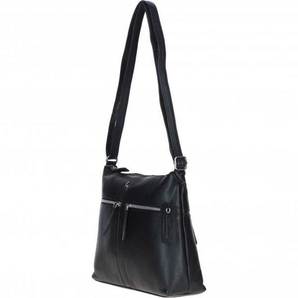 Ashwood Sleek Luxe Real Leather Shoulder Bag: Mourne