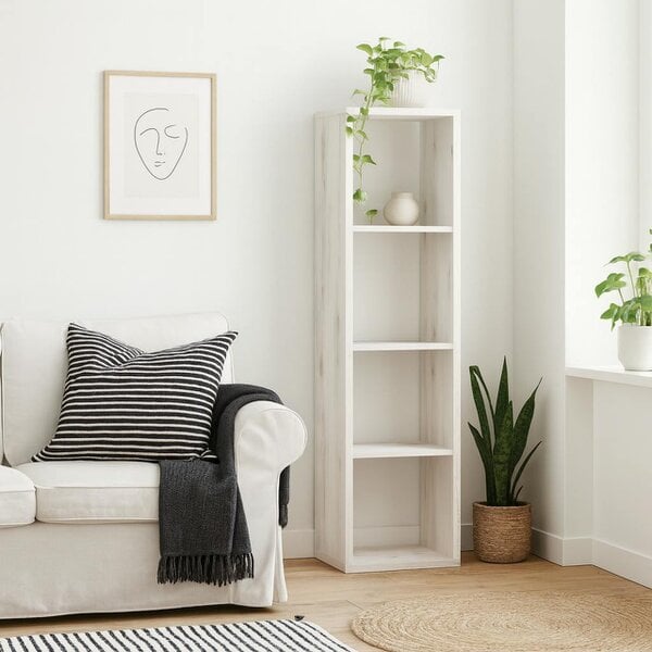 Wyld Haus Mauro 3 Shelves Storage Unit in Sand Oak
