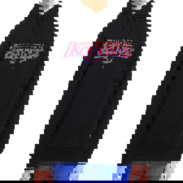 Dsquared2 Cool Fit Canadian Team Logo Black Hoodie S