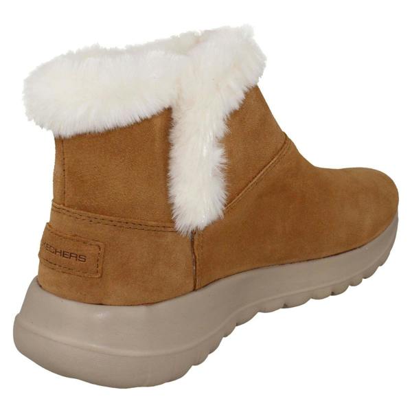 Skechers Ladies Skechers Go Joy Pull On Ankle Boots Bundle Up 15501