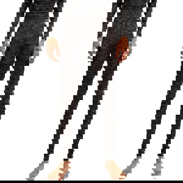 Trespass Mens Derren Camo Base Layer Bottoms - Dark Grey