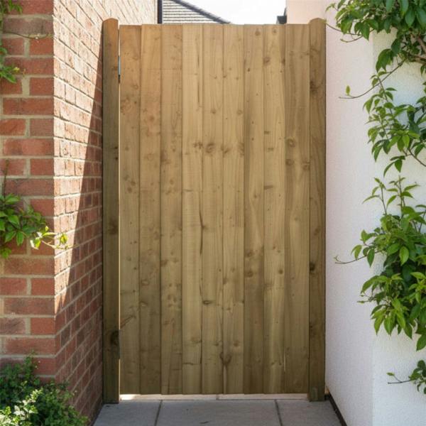 gate feather edge fully framed flat top [h.1800 x w.750] 10