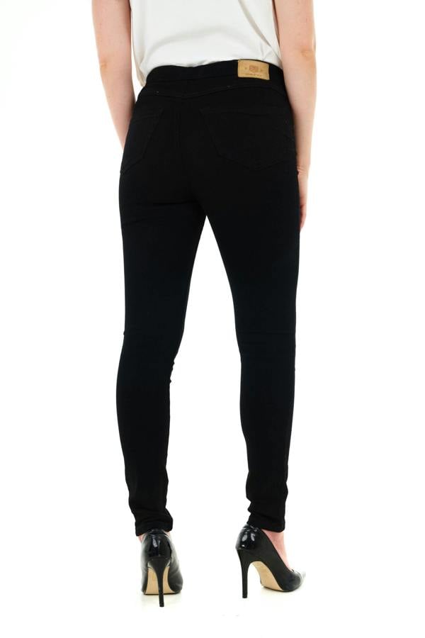 Smart Living Women's Skinny Fit Denim Jeggings - Stylish, Comfortable & Versatile - Black