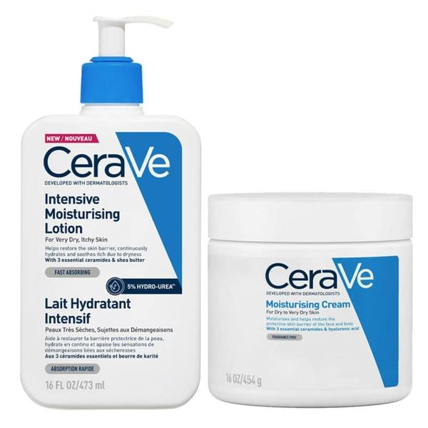 CeraVe Intensive Moisturising Lotion Cream Duo