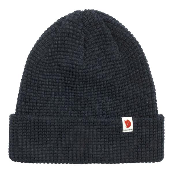 Front view of Fjallraven Tab Beanie for Men in Navy