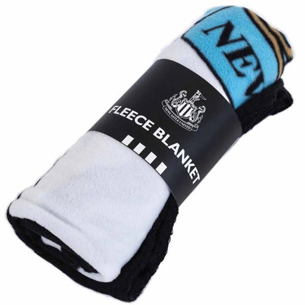 Newcastle United FC Fleece Blanket, Bedroom, Sports, Gift