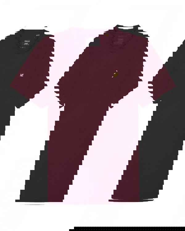 Lyle & Scott Plain Mens T-Shirt TS400VOG - Z562 Burgundy