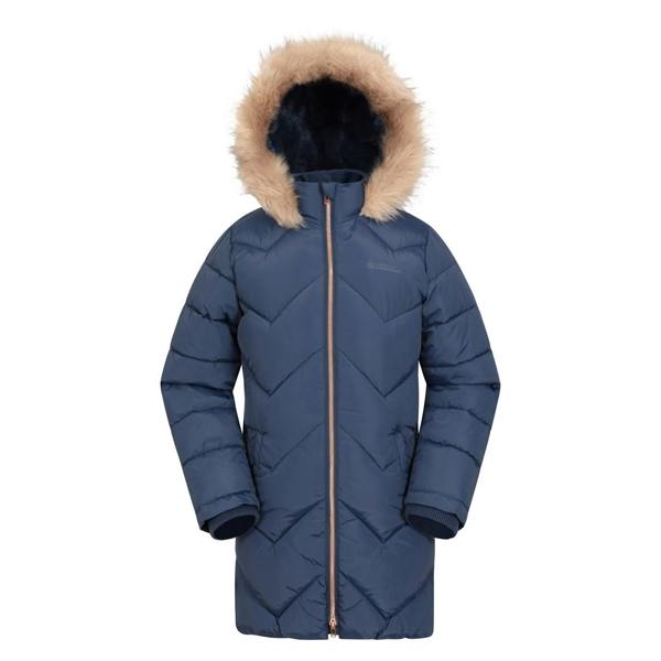 Mountain Warehouse Childrens/Kids Galaxy Water Resistant Padded Jacket - Navy