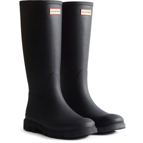 Hunter Downpour Tall Boot Rubber Men's Wellington Boots - Black