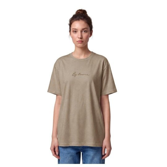 By Lanvin Signature Logo Taupe T-Shirt