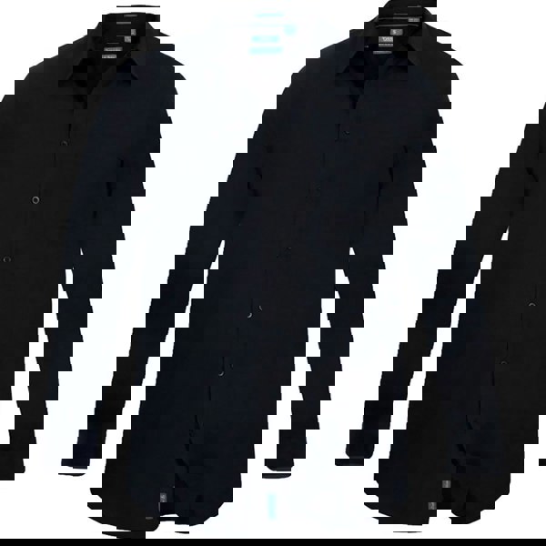 Duke Mens D555 Corbin Kingsize Long-Sleeved Shirt - Black