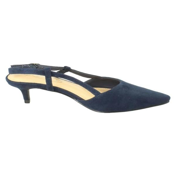 Spot On Ladies Spot On Pointed Slingback Shoes F00489
