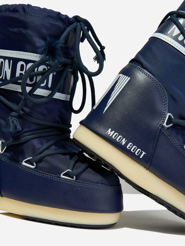 Moon Boot Kids Icon Nylon Snow Boots in Blue