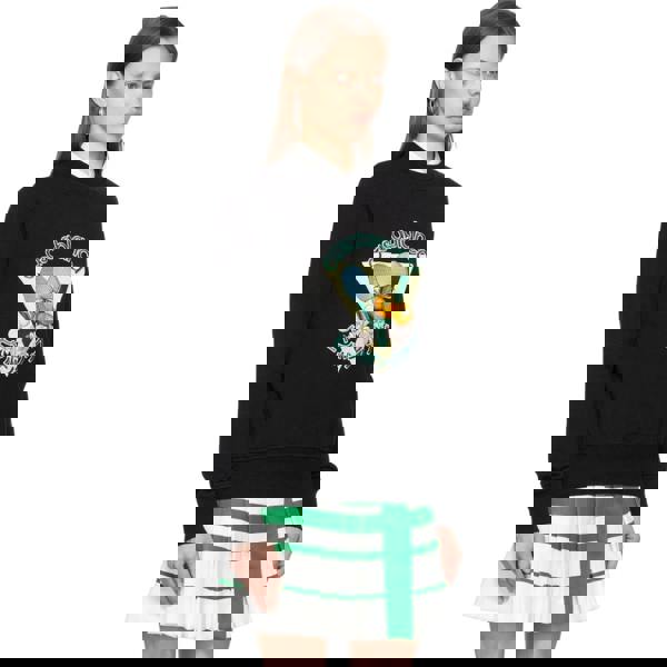 Casablanca Embroidered Ping Pong Club Black Sweatshirts