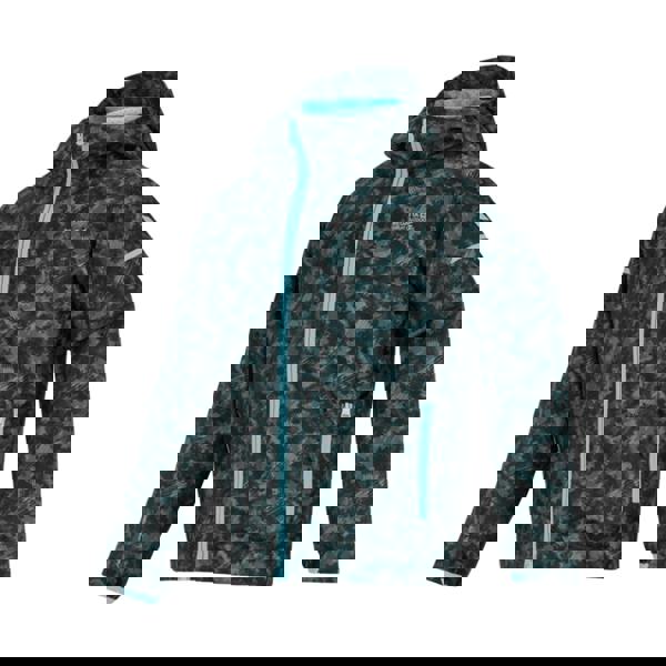 Regatta Childrens/Kids Lever II Camo Waterproof Jacket - China Blue - 