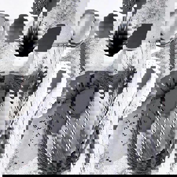 Anygleam Kitchen Utensils Non-stick Grey/ Silver 5 Set Cooking Tool Accessories Heat Resistant Kitchenware