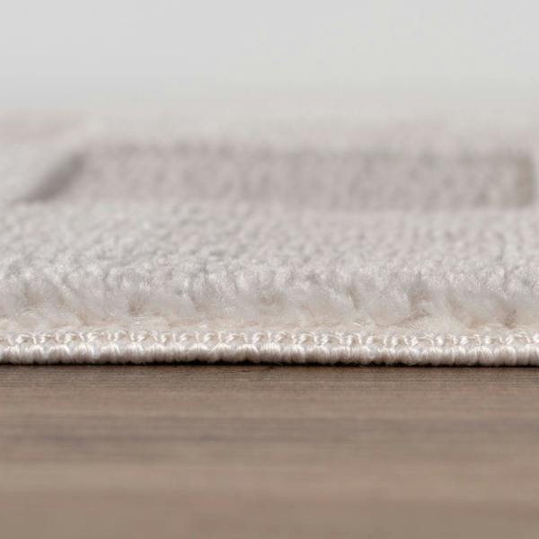 Loft Checkerboard Cream Rug fade-resistant.