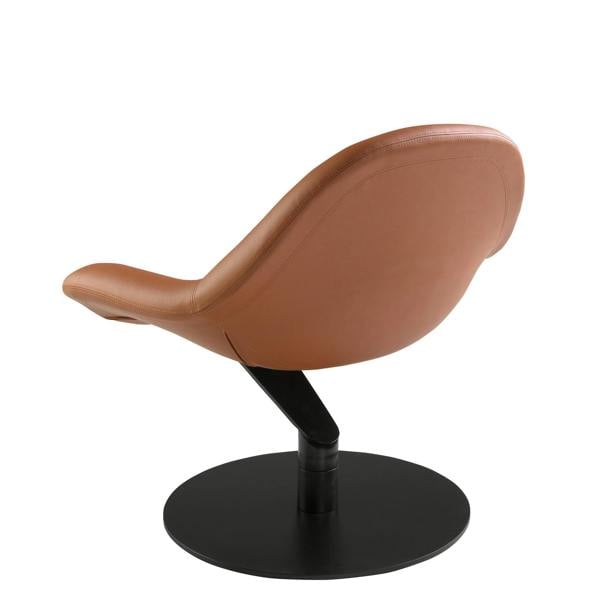 Angel Cerdá Brown Leatherette Swivel Armchair 5116